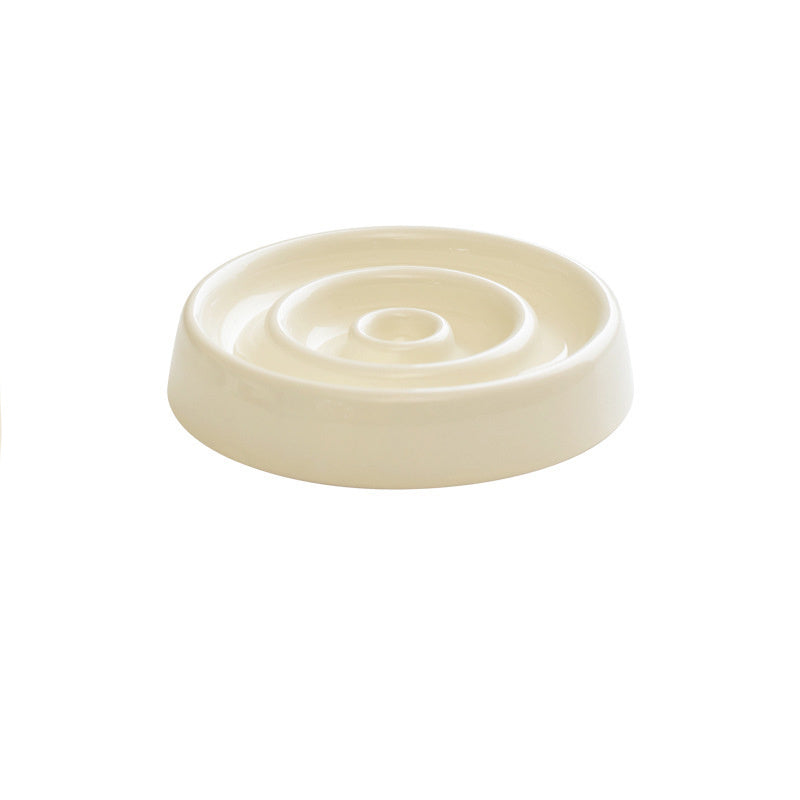 Anti-Gulping Ceramic Slow Feeder Bowl – Prevents Choking - EzPets Shop