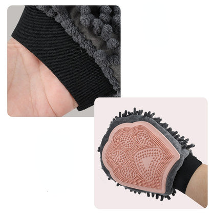 2-in-1 Pet Grooming Glove – Brush & Dry - EzPets Shop