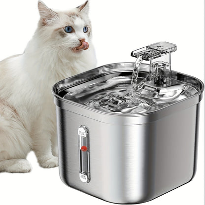 Stainless Steel Water Fountain for Pets - EzPets Shop