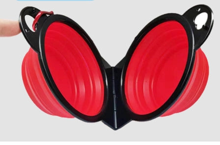 Portable Silicone Dog Bowl – Foldable & Lightweight for Travel - EzPets Shop