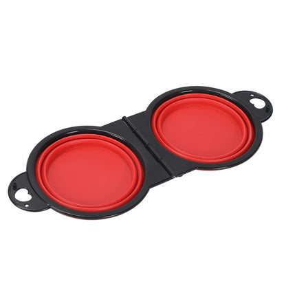 Portable Silicone Dog Bowl – Foldable & Lightweight for Travel - EzPets Shop