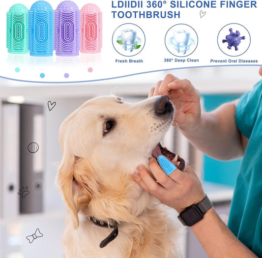Complete Pet Toothbrush Kit – Finger + Stick Brush - EzPets Shop