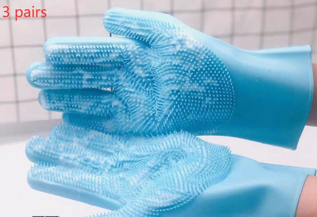 Silicone Grooming Glove – Brush & Massage Pets Easily - EzPets Shop