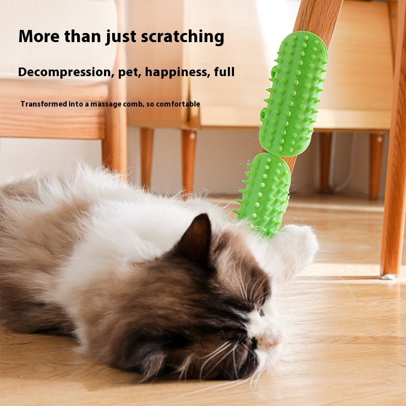 Self-Grooming Wall Brush – Cats Love the Rub! - EzPets Shop