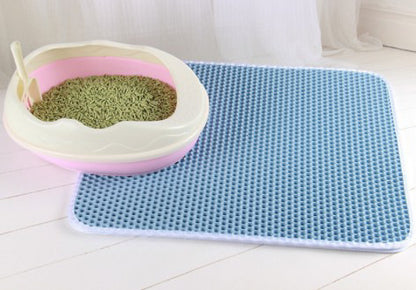Honeycomb Waterproof Cat Litter Pad – Traps Messes Easily - EzPets Shop