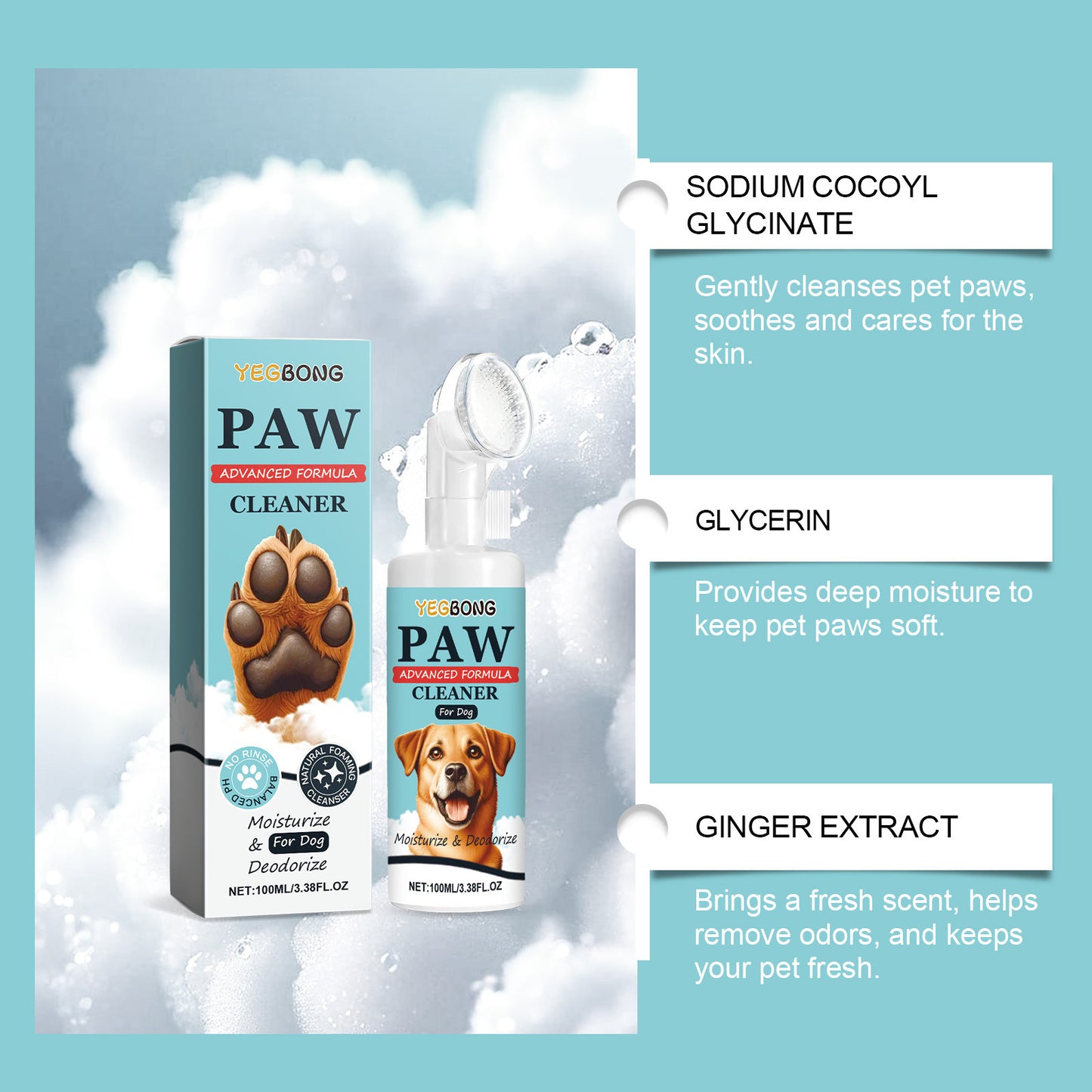 Soft Care Paw Cleaner for Pets - EzPets Shop
