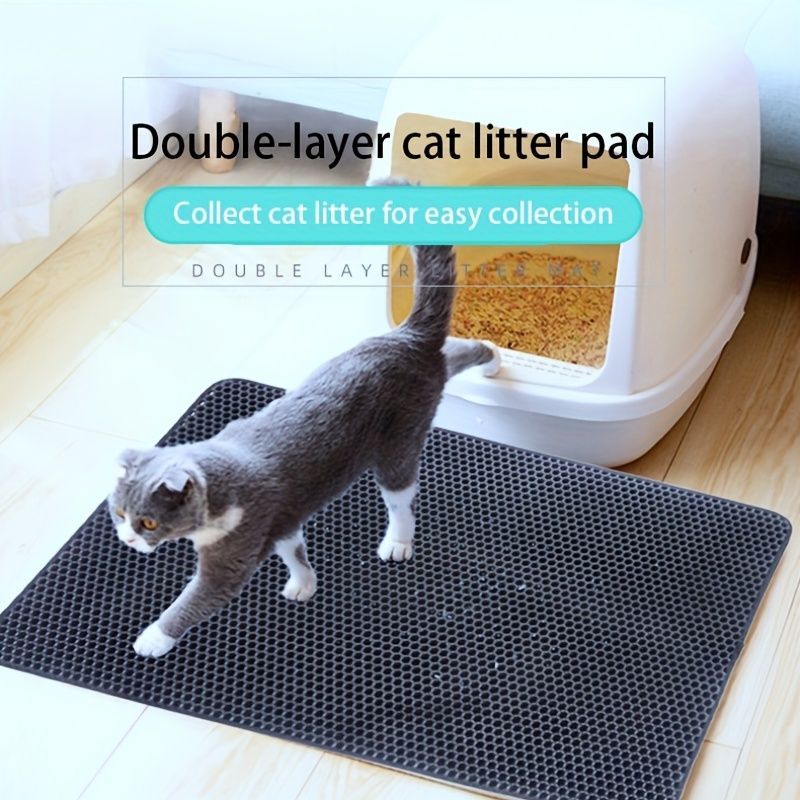 Double-Layer EVA Litter Pad – Keeps Floors Clean - EzPets Shop
