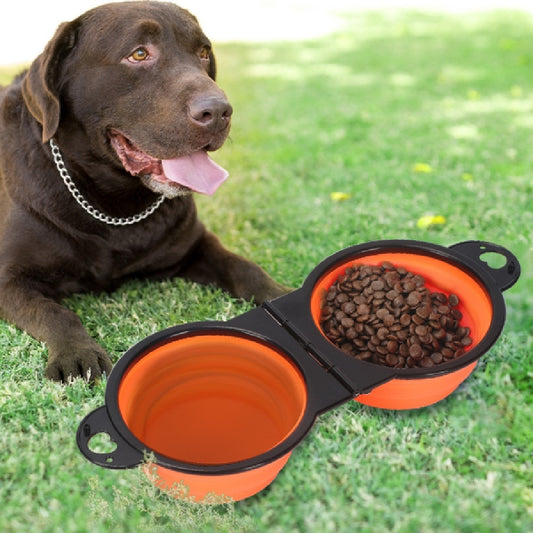 Portable Silicone Dog Bowl – Foldable & Lightweight for Travel - EzPets Shop