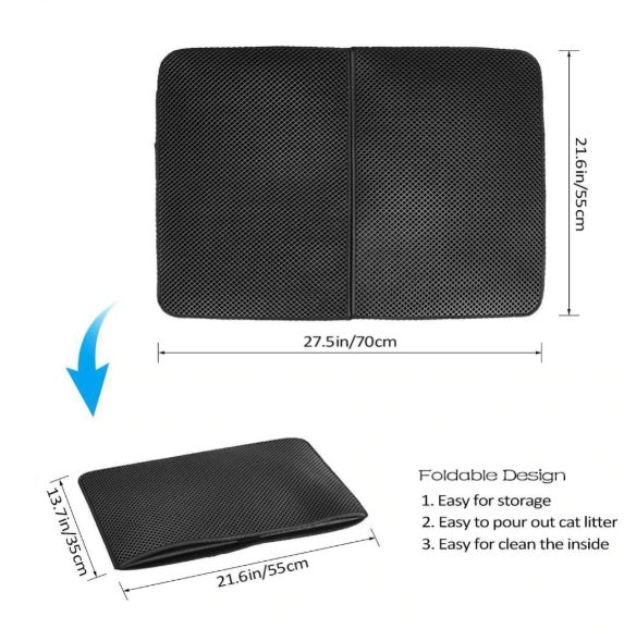 Double-Layer Mat Keeps Floors Litter-Free - EzPets Shop