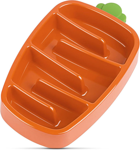 Cute Carrot Dog Bowl for Slow Feeding - EzPets Shop