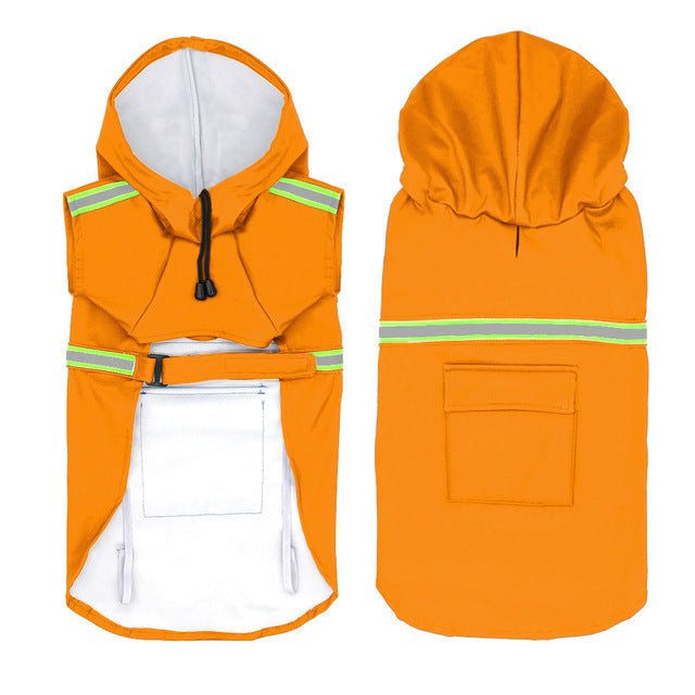 Reflective Dog Rain Jacket – Walk in Any Rain - EzPets Shop