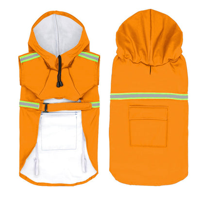 Reflective Dog Rain Jacket – Walk in Any Rain - EzPets Shop