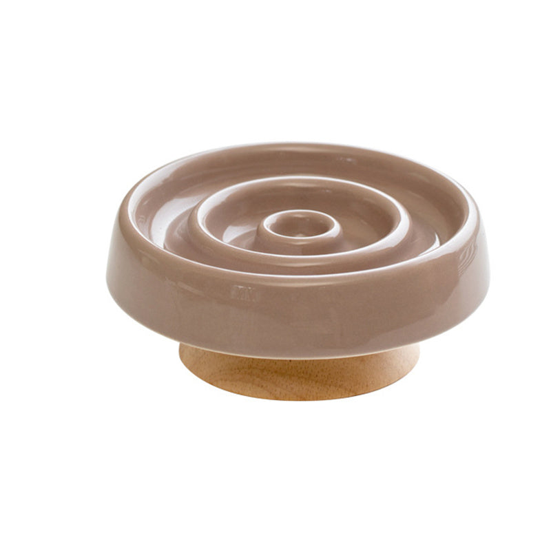 Anti-Gulping Ceramic Slow Feeder Bowl – Prevents Choking - EzPets Shop