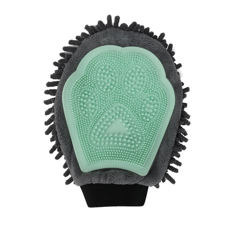 2-in-1 Pet Grooming Glove – Brush & Dry - EzPets Shop