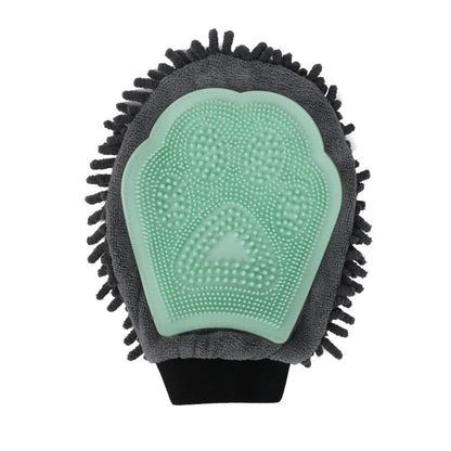2-in-1 Pet Grooming Glove – Brush & Dry - EzPets Shop