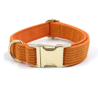 Corduroy Dog Collar – Soft, Strong, and Stylish - EzPets Shop
