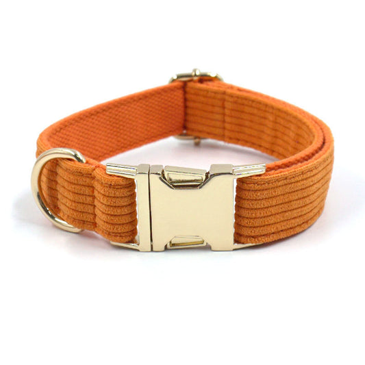Corduroy Dog Collar – Soft, Strong, and Stylish - EzPets Shop