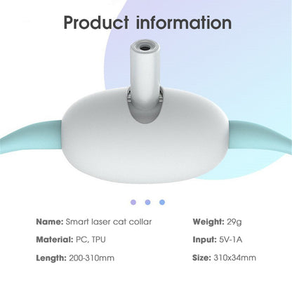 USB Laser Cat Collar – Smart Play for Active Kittens - EzPets Shop