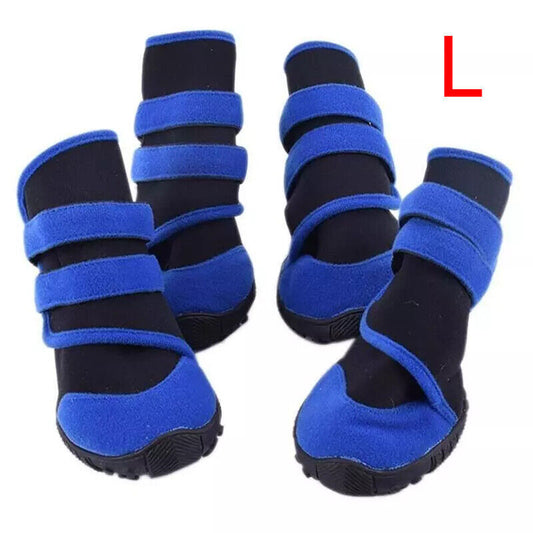 4-Pack Pet Boots – Waterproof & Paw-Protective - EzPets Shop