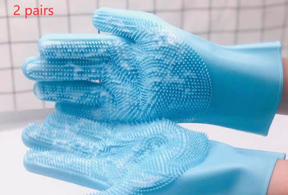 Silicone Grooming Glove – Brush & Massage Pets Easily - EzPets Shop