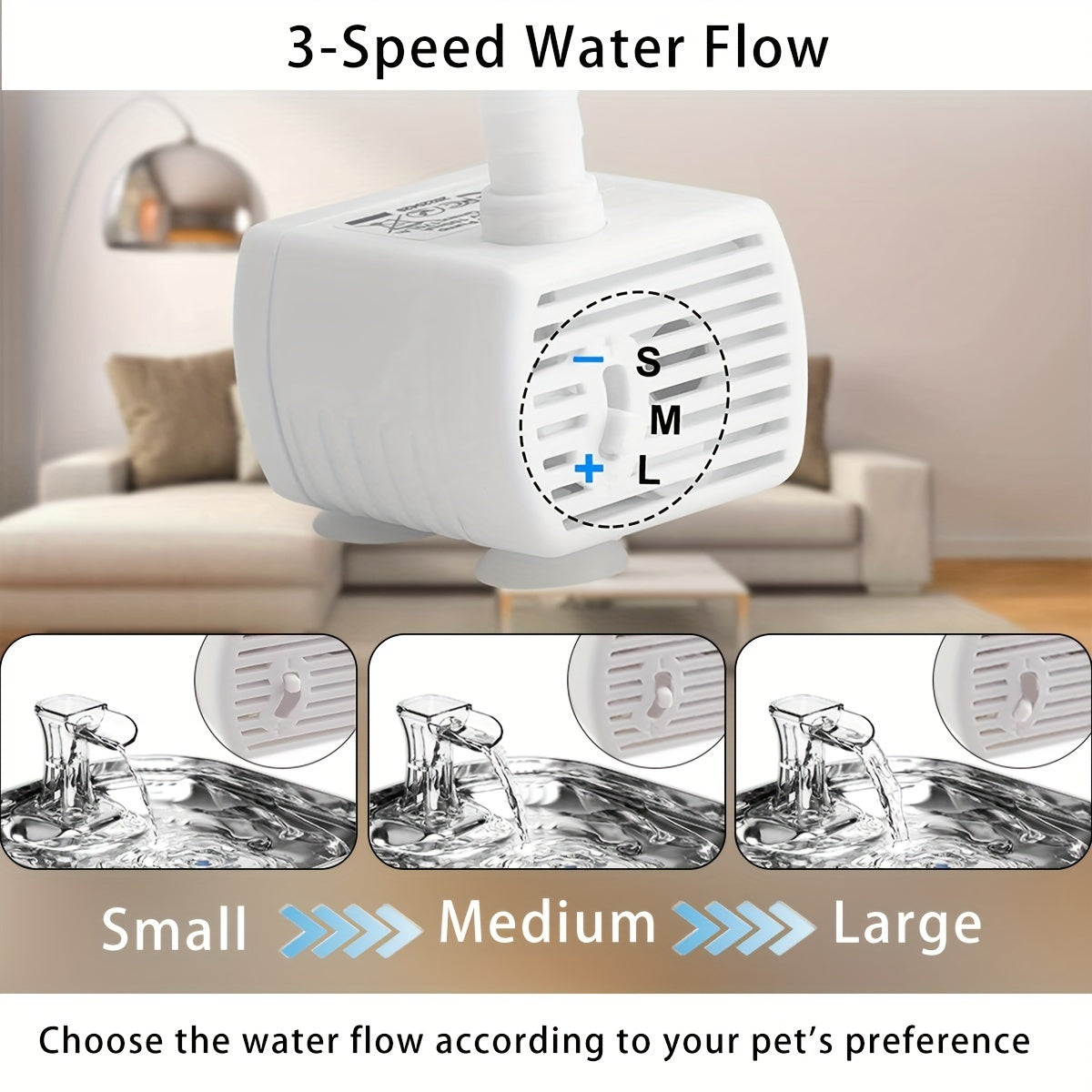 Stainless Steel Water Fountain for Pets - EzPets Shop