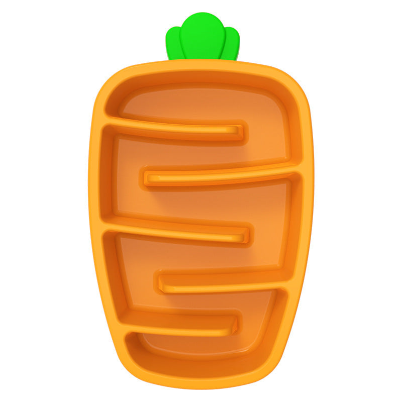 Cute Carrot Dog Bowl for Slow Feeding - EzPets Shop