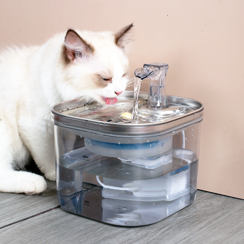 Stainless Smart Water Fountain for Pets - EzPets Shop