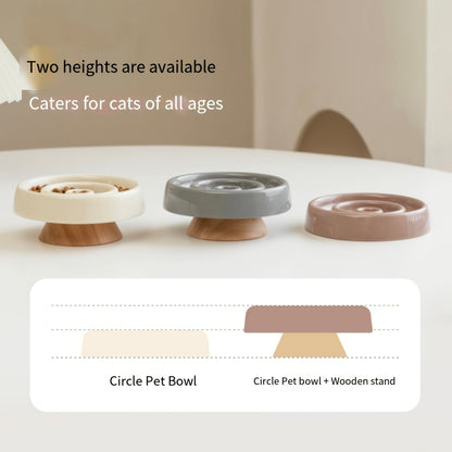 Anti-Gulping Ceramic Slow Feeder Bowl – Prevents Choking - EzPets Shop