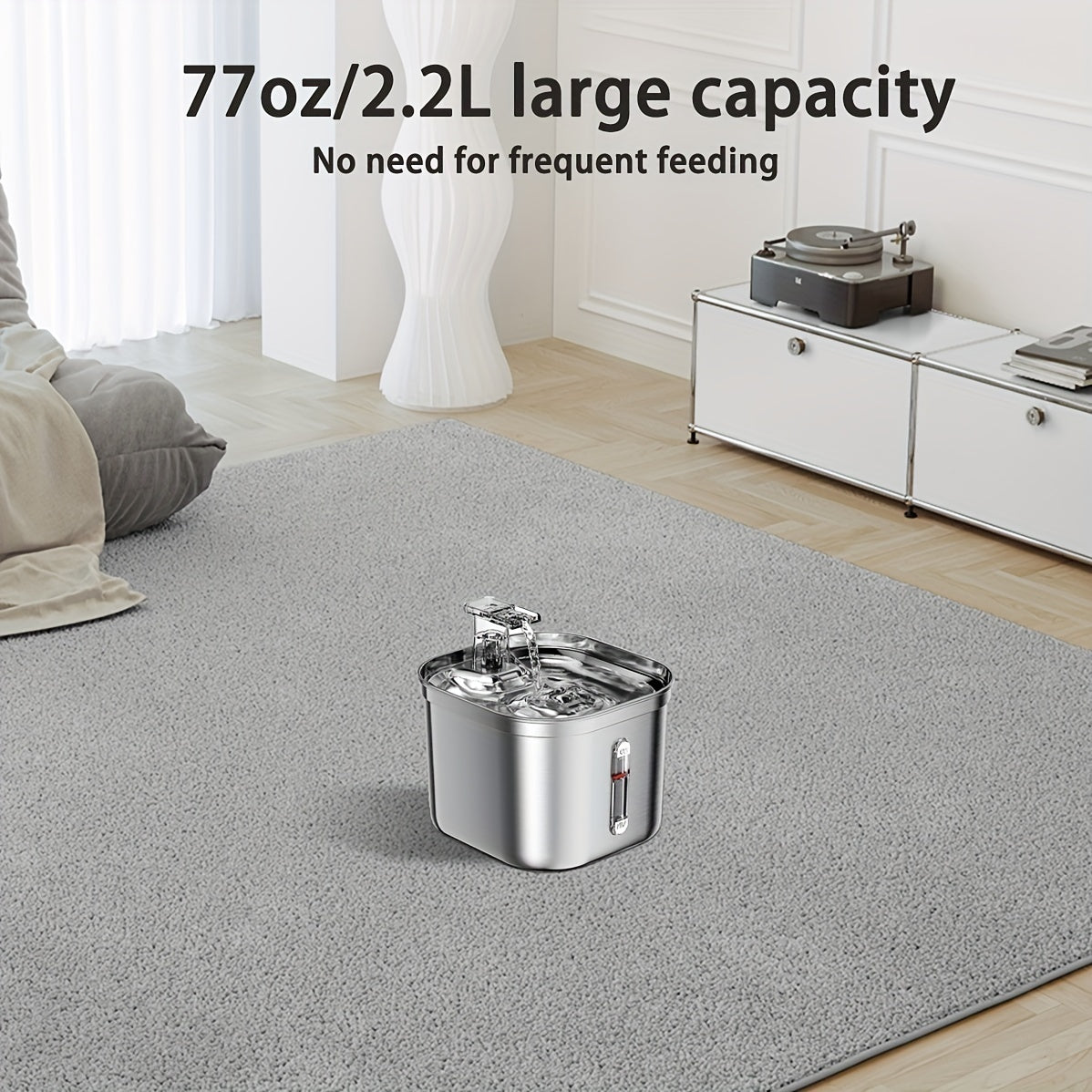 Stainless Steel Water Fountain for Pets - EzPets Shop