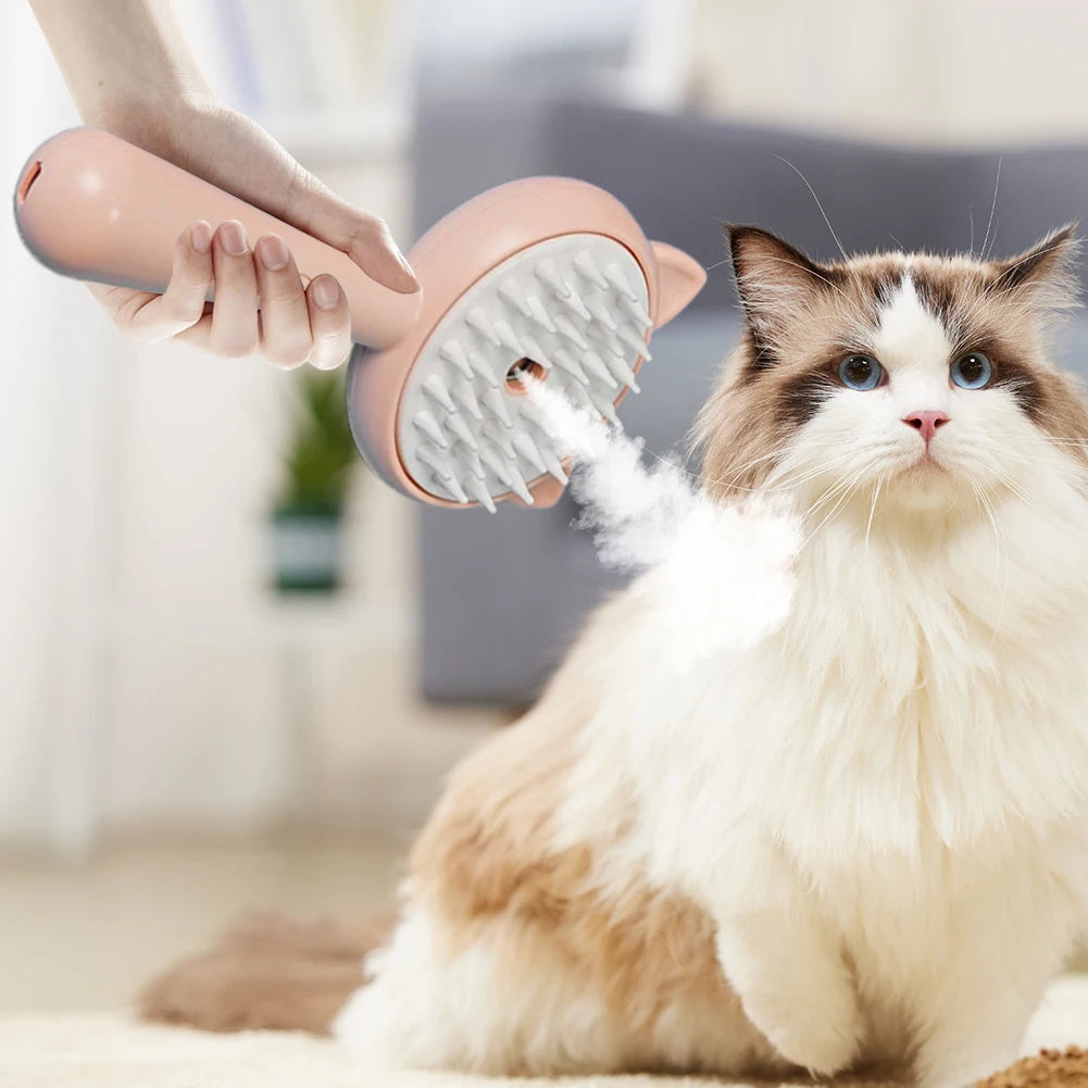 Mist Spray Pet Grooming Brush - EzPets Shop