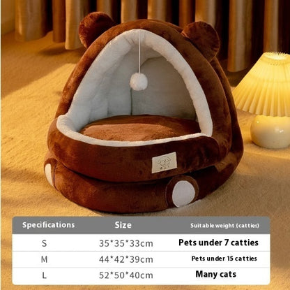 Cozy Cat Nest – Perfect for All Seasons - EzPets Shop