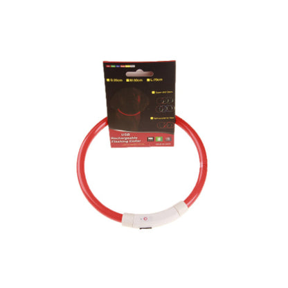USB Rechargeable Pet Collar – Flashing Night Light - EzPets Shop