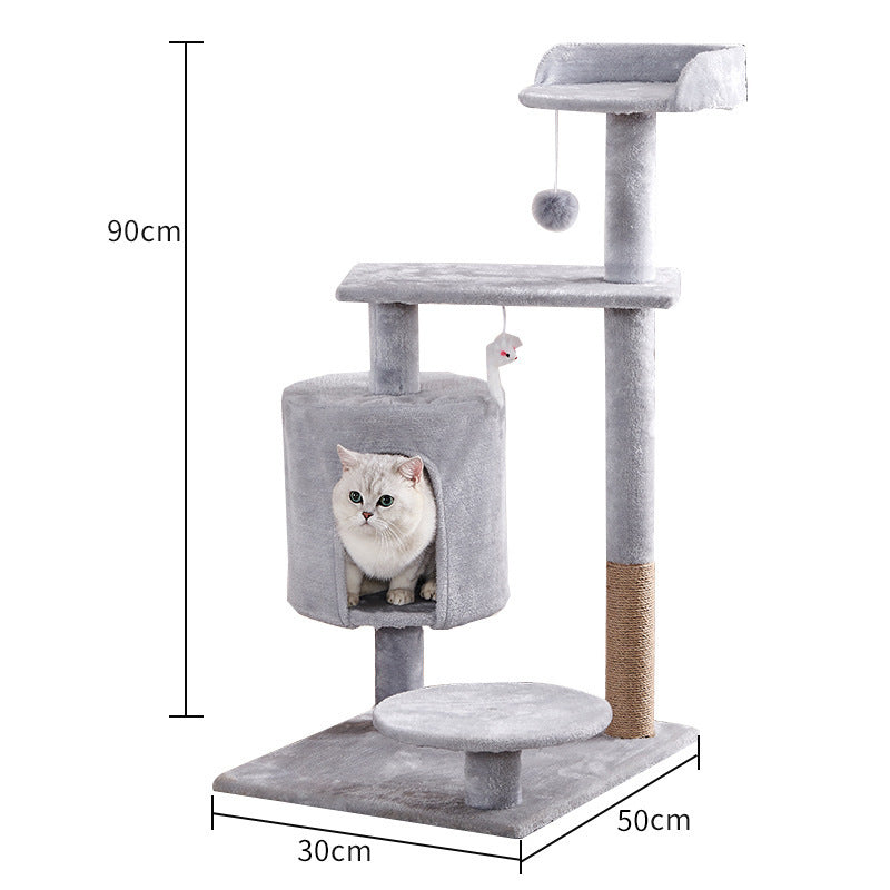 Lepet 3-in-1 Cat Tree, Nest & Scratcher - EzPets Shop