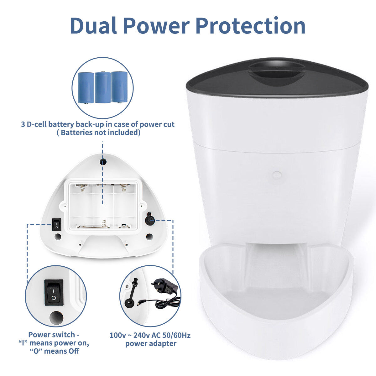 Smart Pet Feeder – Auto Timer with App Control - EzPets Shop
