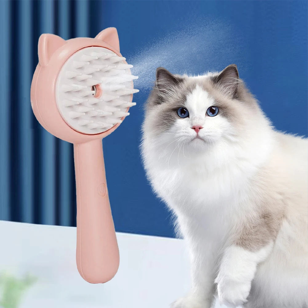 Mist Spray Pet Grooming Brush - EzPets Shop