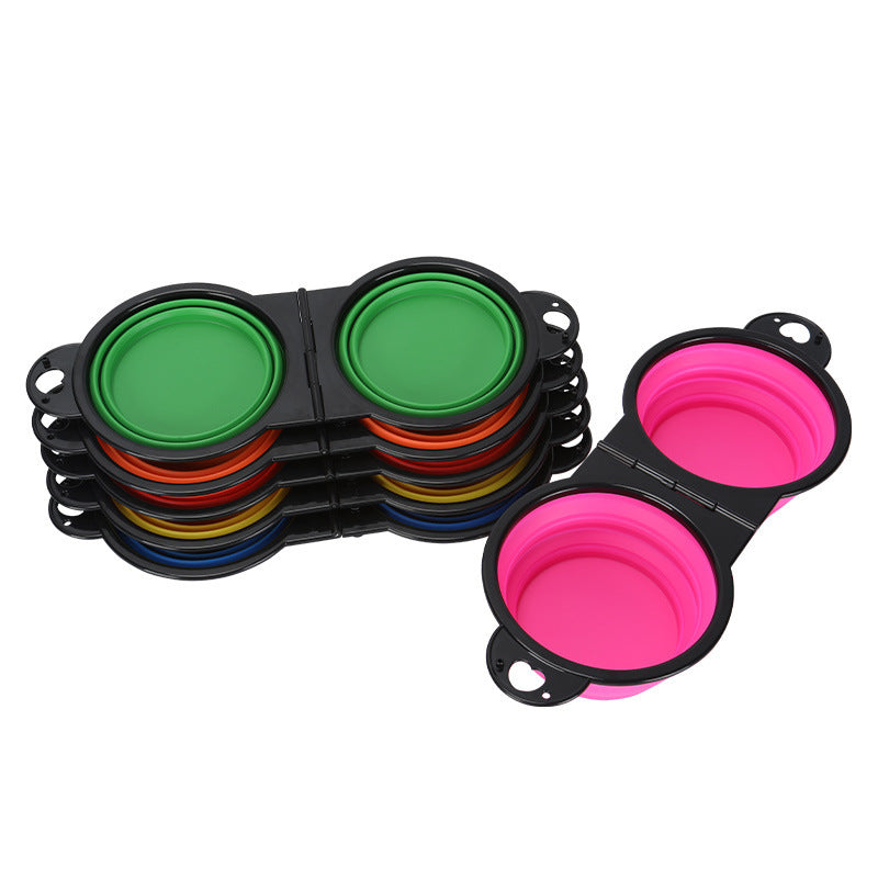 Portable Silicone Dog Bowl – Foldable & Lightweight for Travel - EzPets Shop
