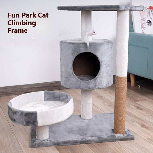 Lepet 3-in-1 Cat Tree, Nest & Scratcher - EzPets Shop