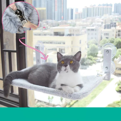 Cat Window Hammock – Strong Suction, Cozy View - EzPets Shop