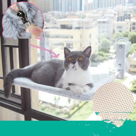 Cat Window Hammock – Strong Suction, Cozy View - EzPets Shop