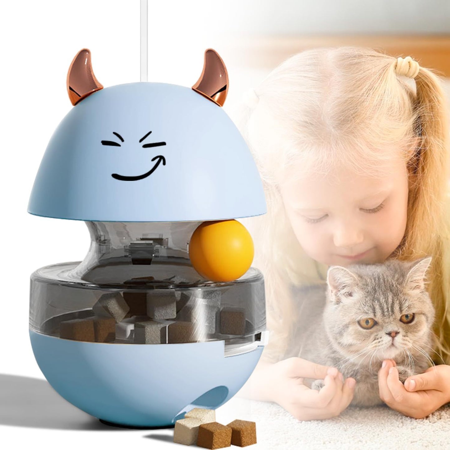 Cat Puzzle Ball – Roll, Feed, and Train - EzPets Shop