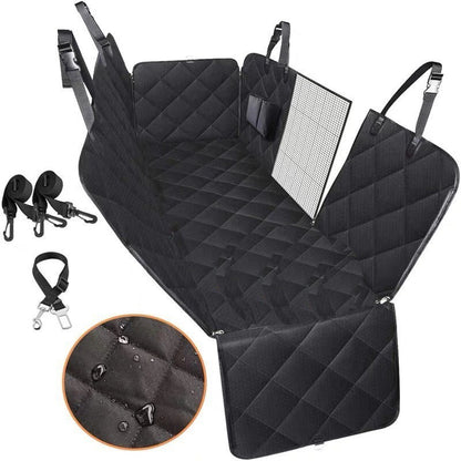 Pet Travel Hammock Seat Cover – Breathable Mesh with Zippers - EzPets Shop