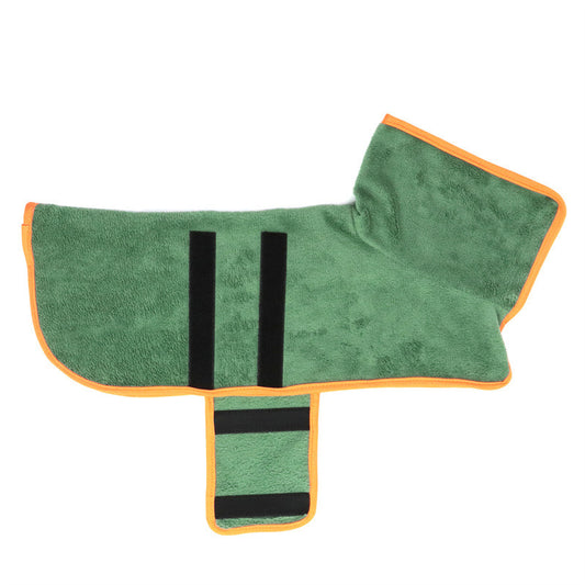 Microfiber Pet Bathrobe – Super Absorbent Coat - EzPets Shop