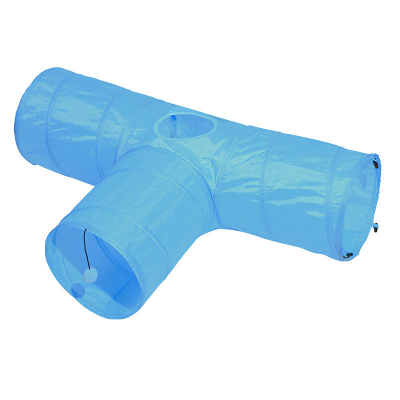 Foldable Cat Tunnel Toy – Fun & Cozy Hideaway! - EzPets Shop