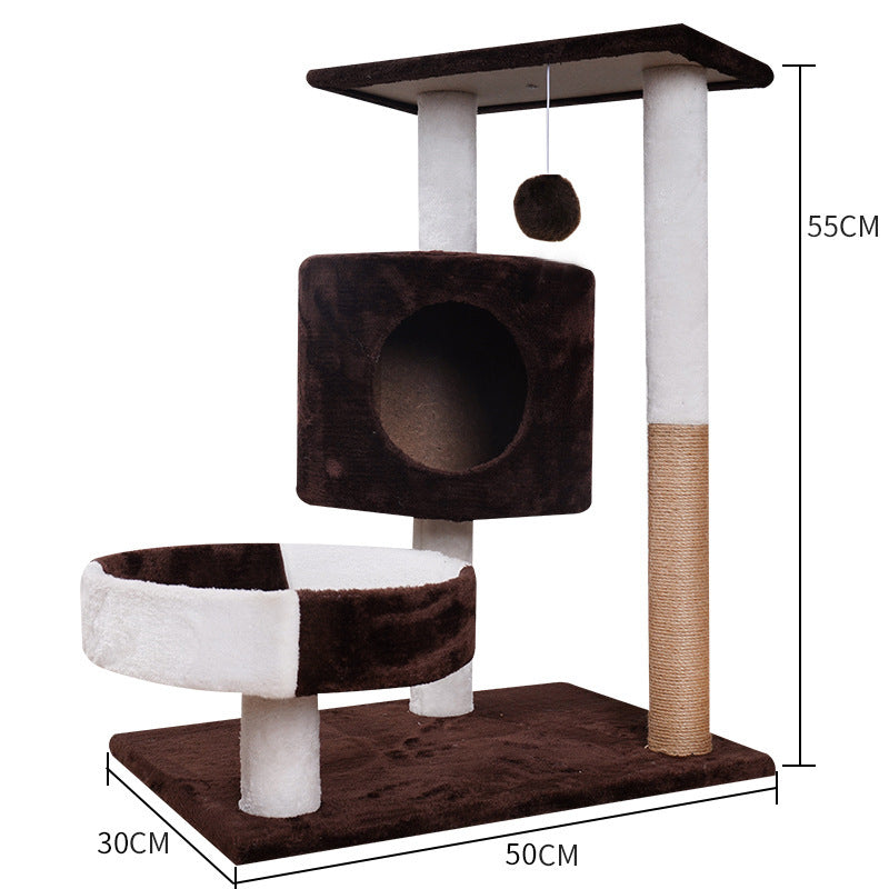 Lepet 3-in-1 Cat Tree, Nest & Scratcher - EzPets Shop