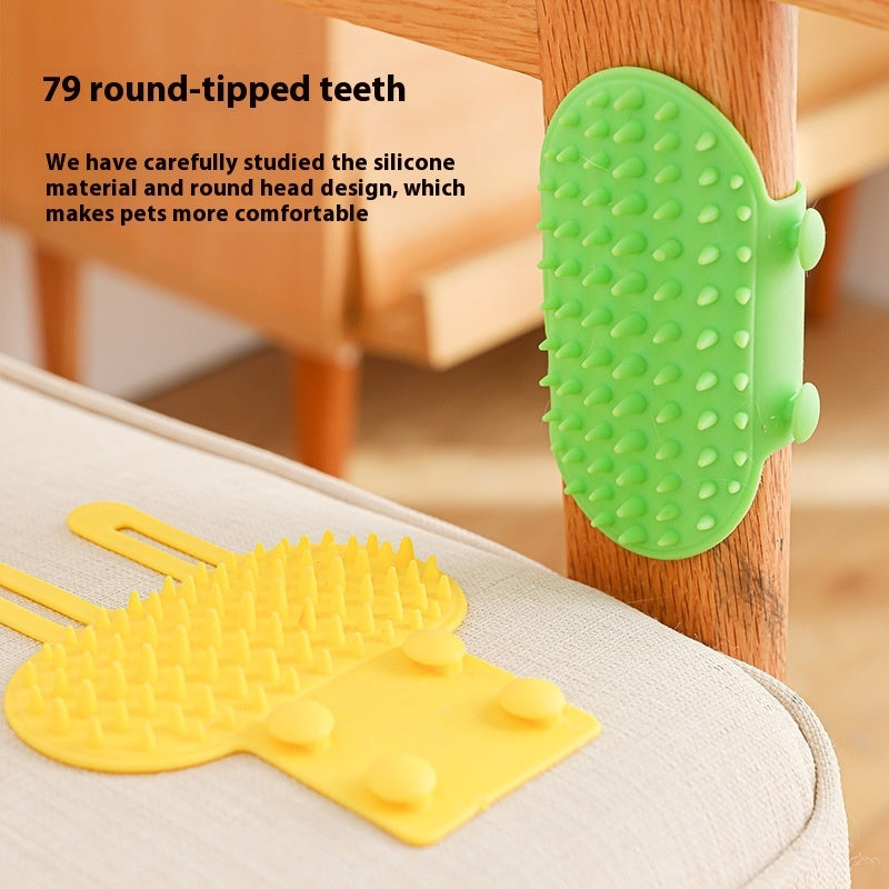 Self-Grooming Wall Brush – Cats Love the Rub! - EzPets Shop