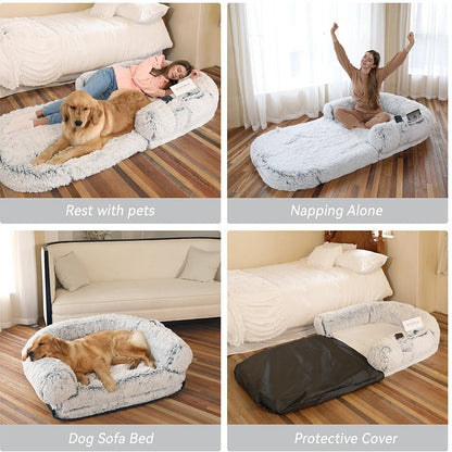 Removable Human & Pet Sofa – Washable Comfort - EzPets Shop