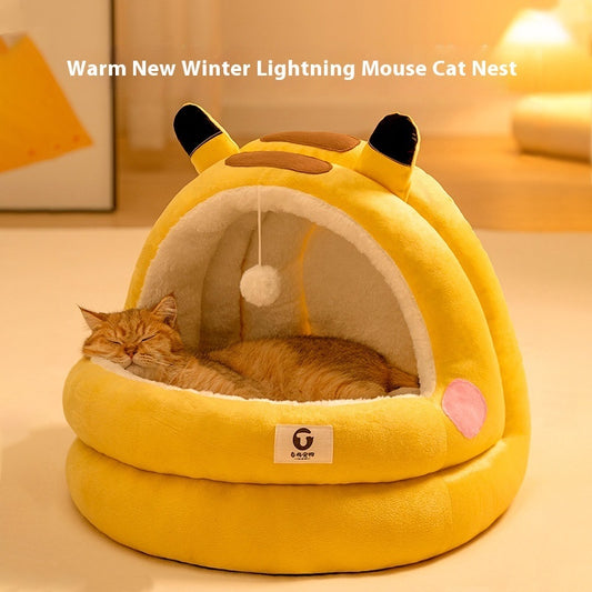 Cozy Cat Nest – Perfect for All Seasons - EzPets Shop