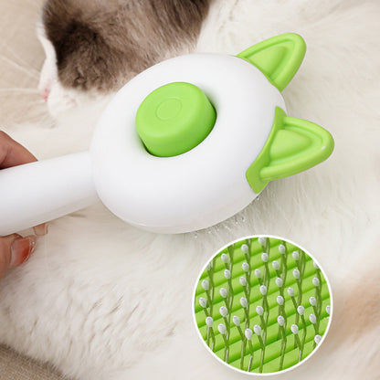 Self-Cleaning Pet Brush – Groom & De-Shed Easily - EzPets Shop