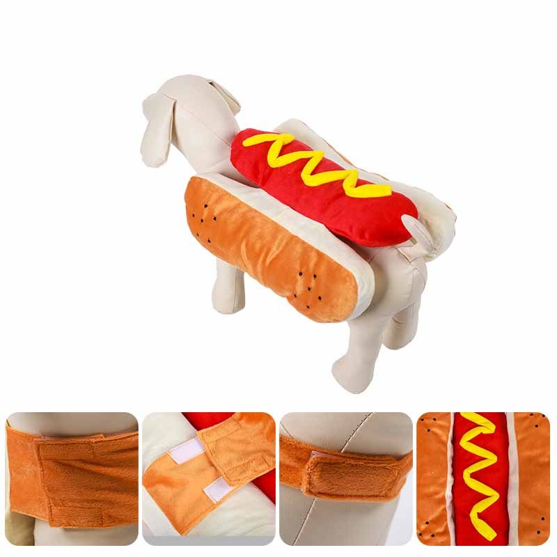 Hot Dog Costume – Hilarious Halloween Pet Outfit - EzPets Shop