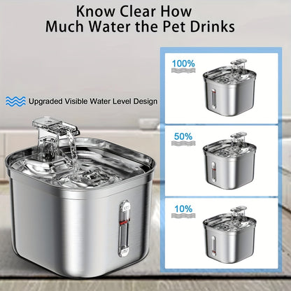 Stainless Steel Water Fountain for Pets - EzPets Shop